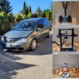 MaxSold Auction: This online auction features VW Rabbit, electric scooters, Canadian coins, copper cookware, small kitchen appliances, Tronxy 3D printer and much more!